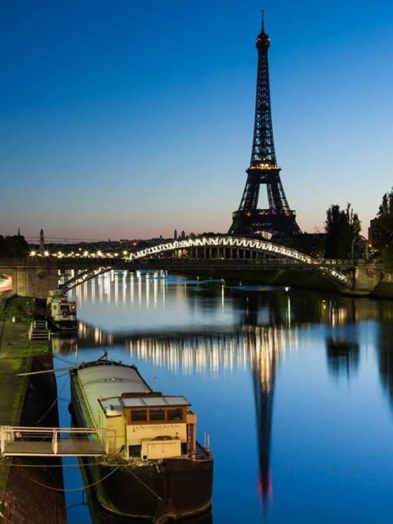 Eiffel on the Seine