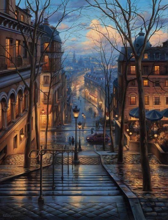 A rainy night in Paris
