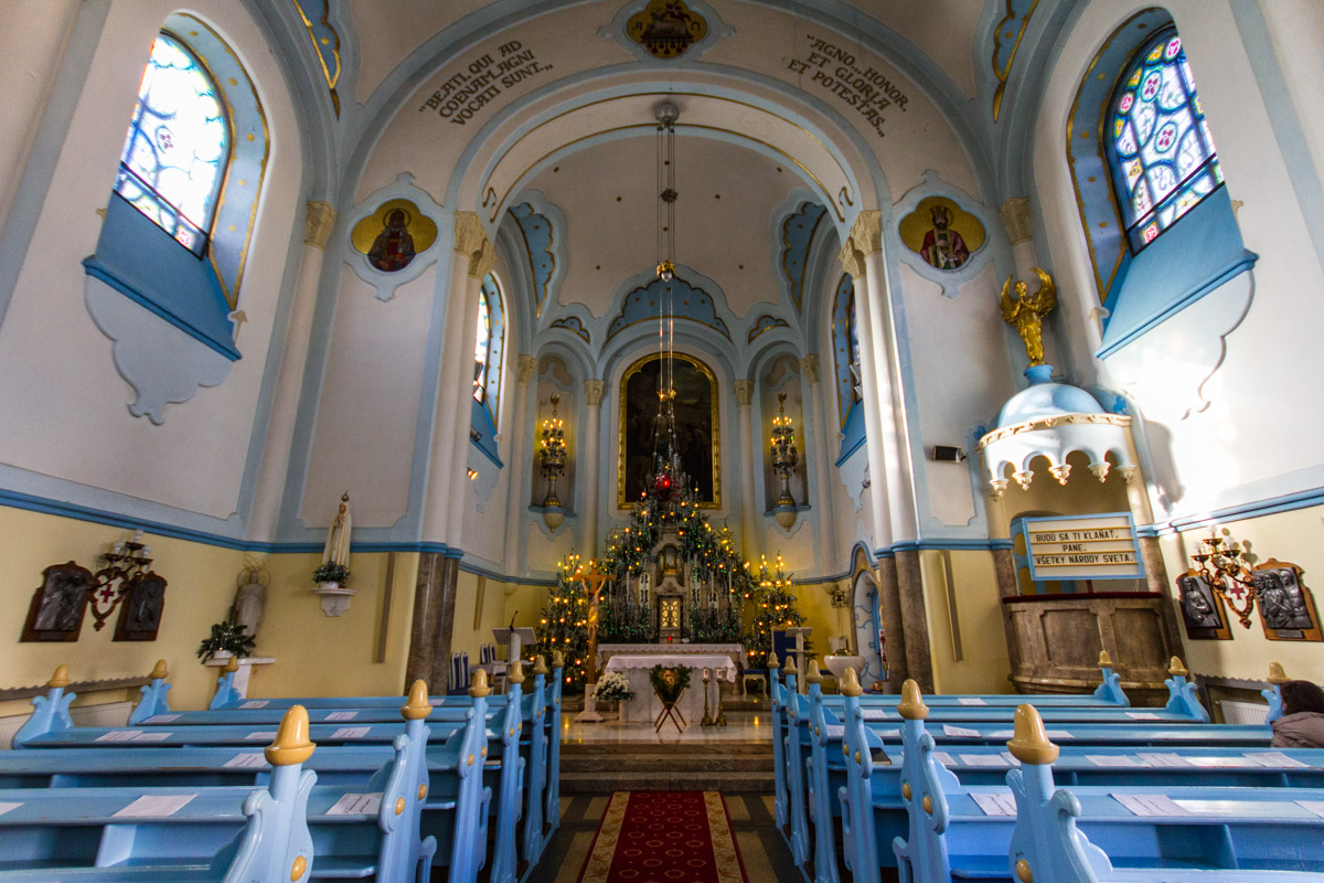 Inside Blue Church