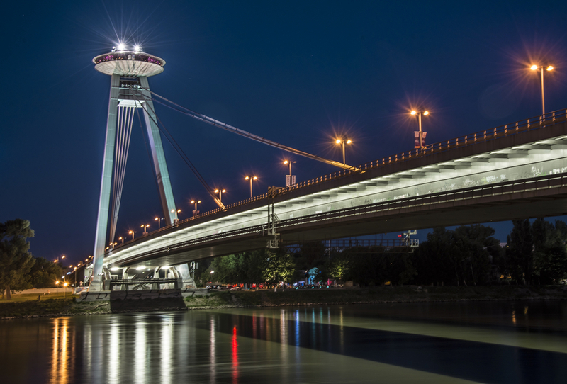 UFO Bridge at Night