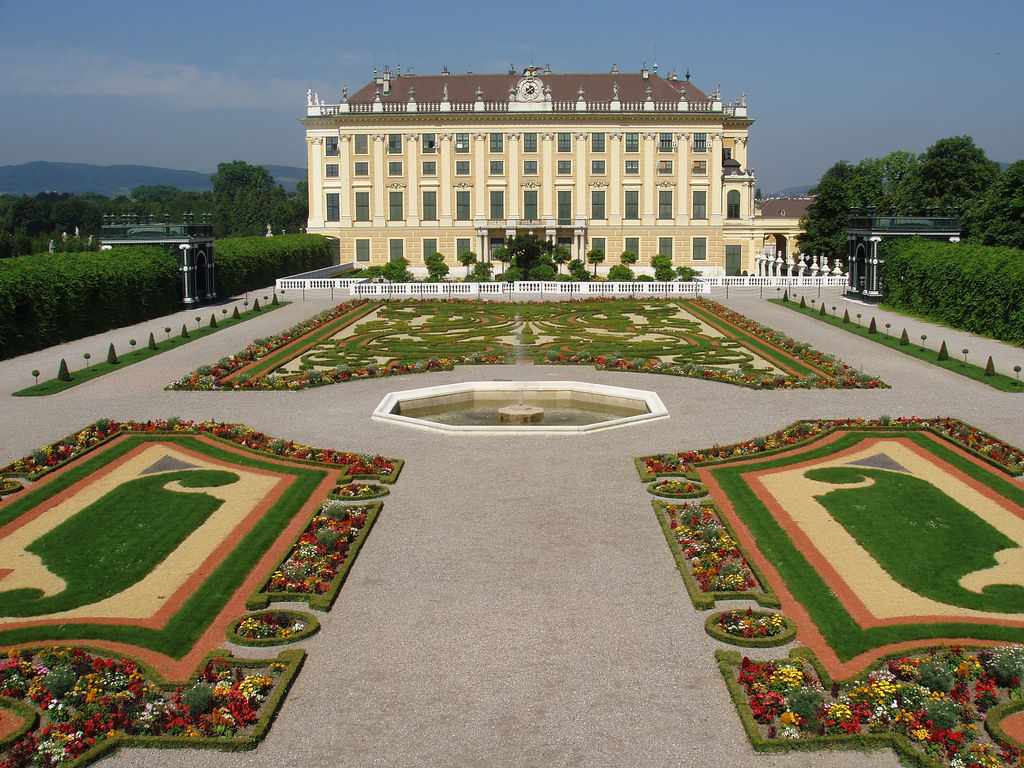 Gardens at Schonbrunn Palace