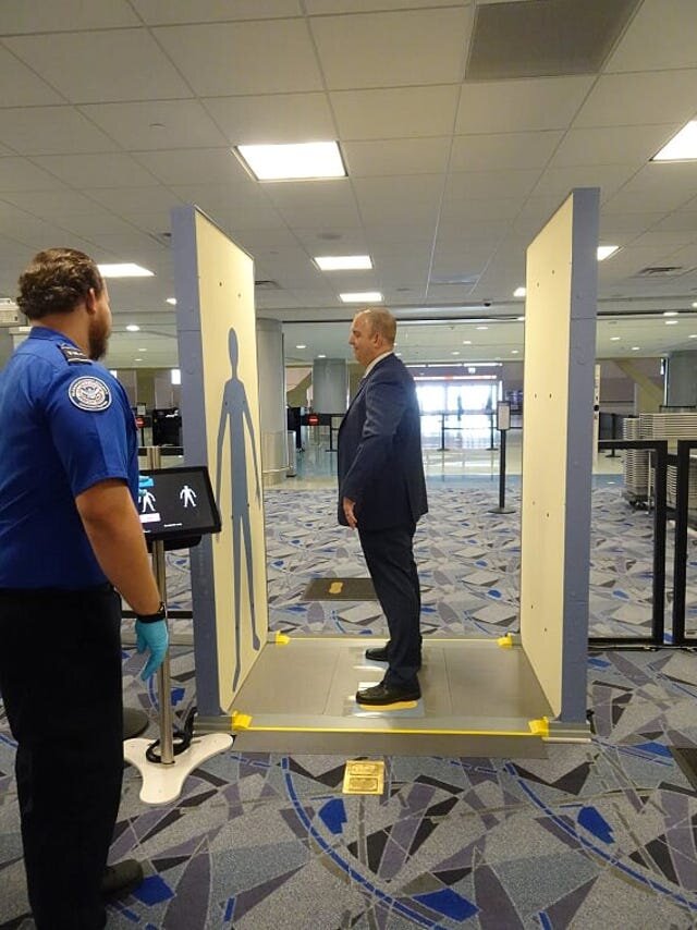 TSA Body Scanner Test