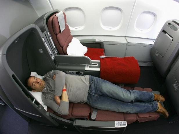 Sleep on an Airplane