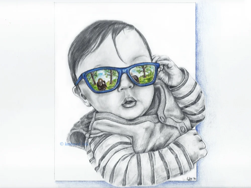 baby in sunglasses