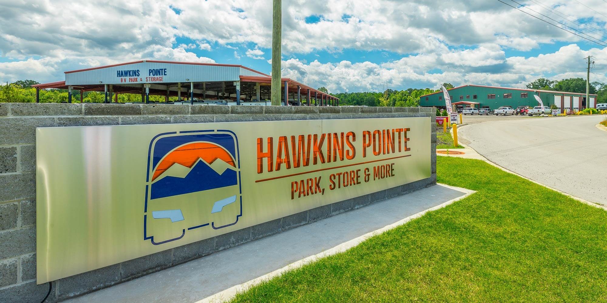 Hawkins Pointe Sign