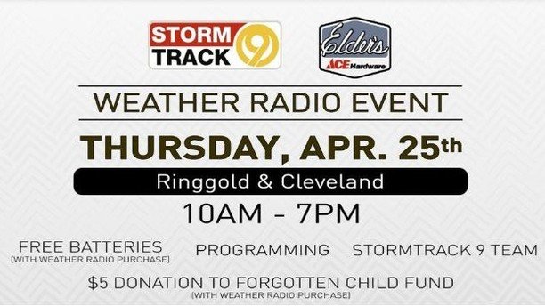 News Channel 9 Weather Radio Event in East Ridge, Tn.