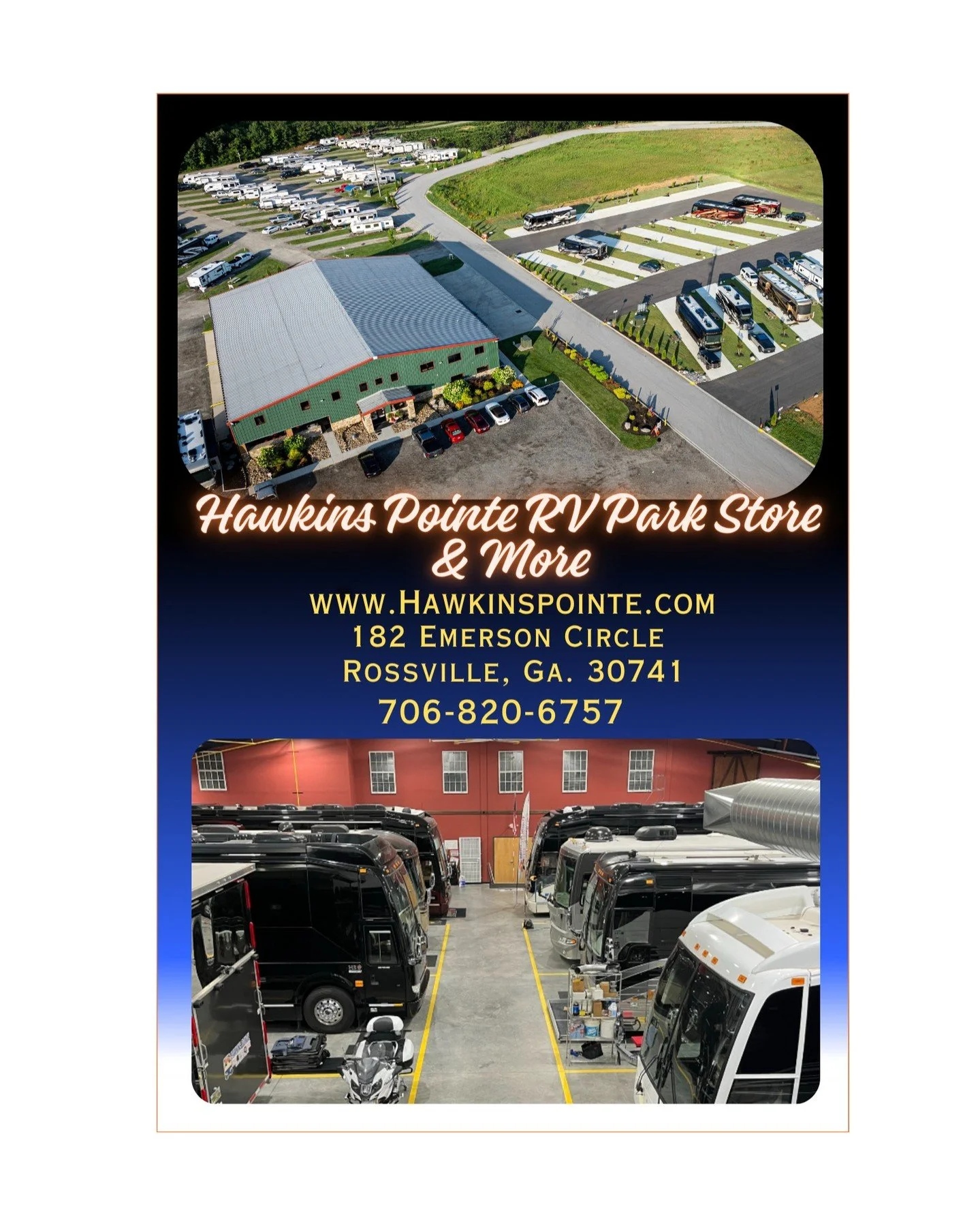 🎄 Unwrap Your Next Adventure! Exclusive Holiday Discount! 🦃
The holidays are for making memories, so we're giving you the gift of travel! Book your stay at Hawkins Pointe RV Park Executive sites and save $12.00/night on all reservations made until 