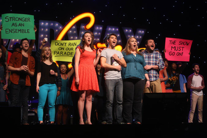 Onstage at the BroadwayCon 2017 Opening
