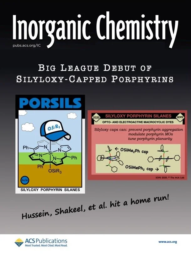 porphyrin silane paper #1 published in Inorganic Chemistry