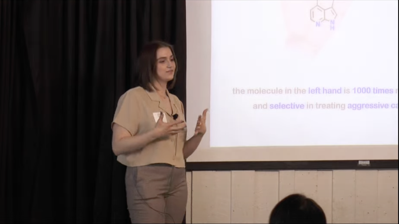 Vanessa wins 1st place at TMU's 3MT competition