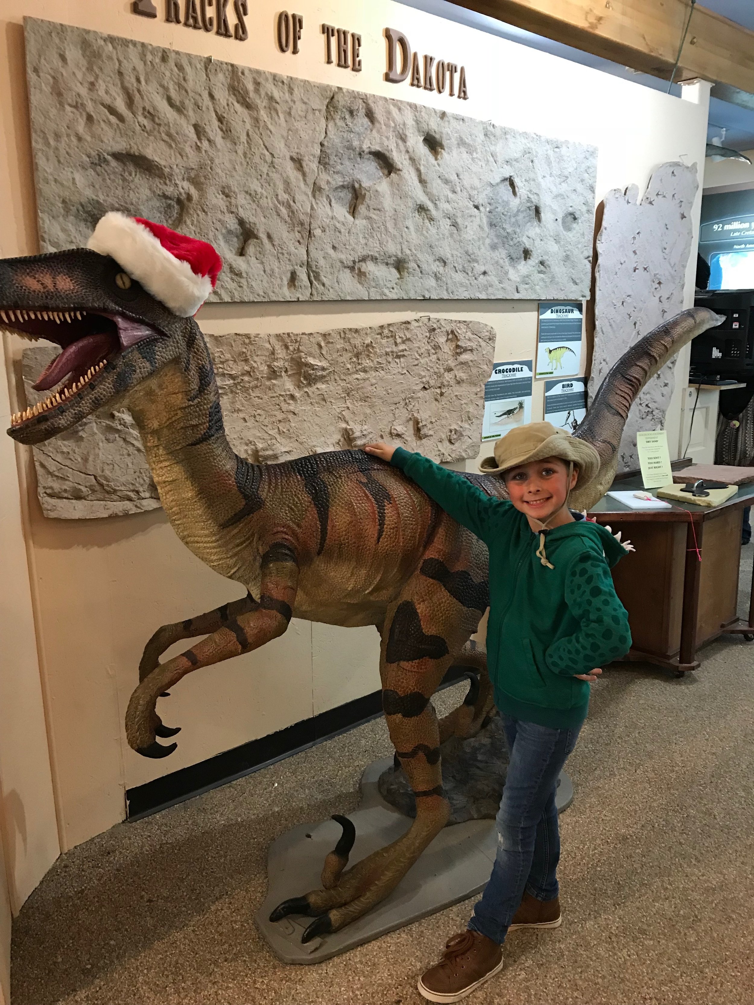 Dinosaur Ridge- Merry Christmas from the Utahraptor