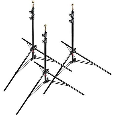 3x Manfrotto Alu Master Air-Cushioned Stand