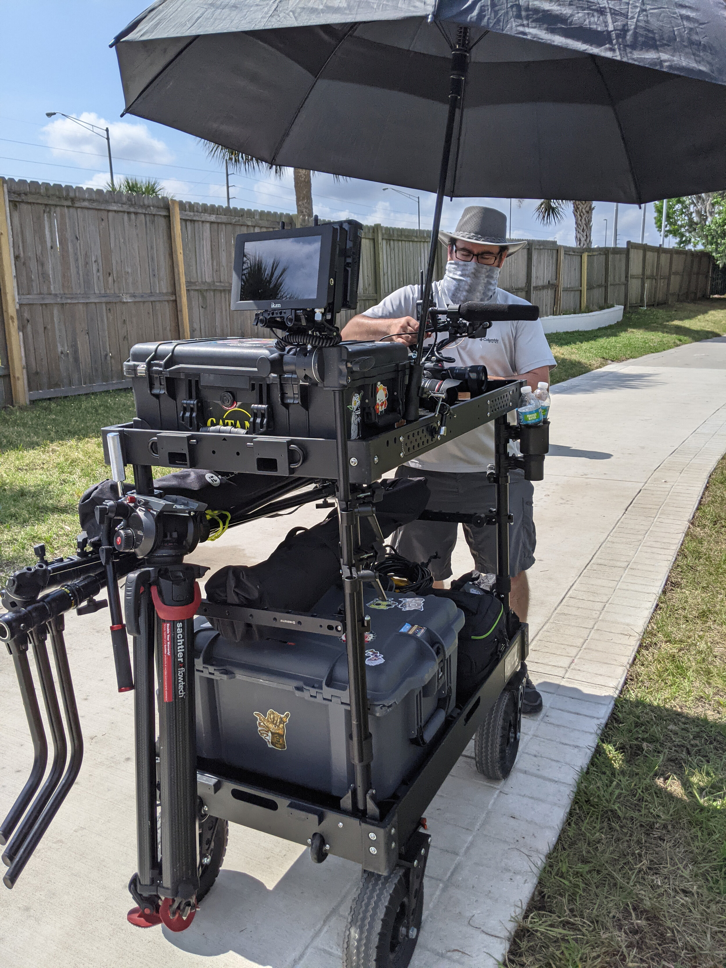 Miami Video Prodution BTS Gear Photos - Production Cart In Action.jpg