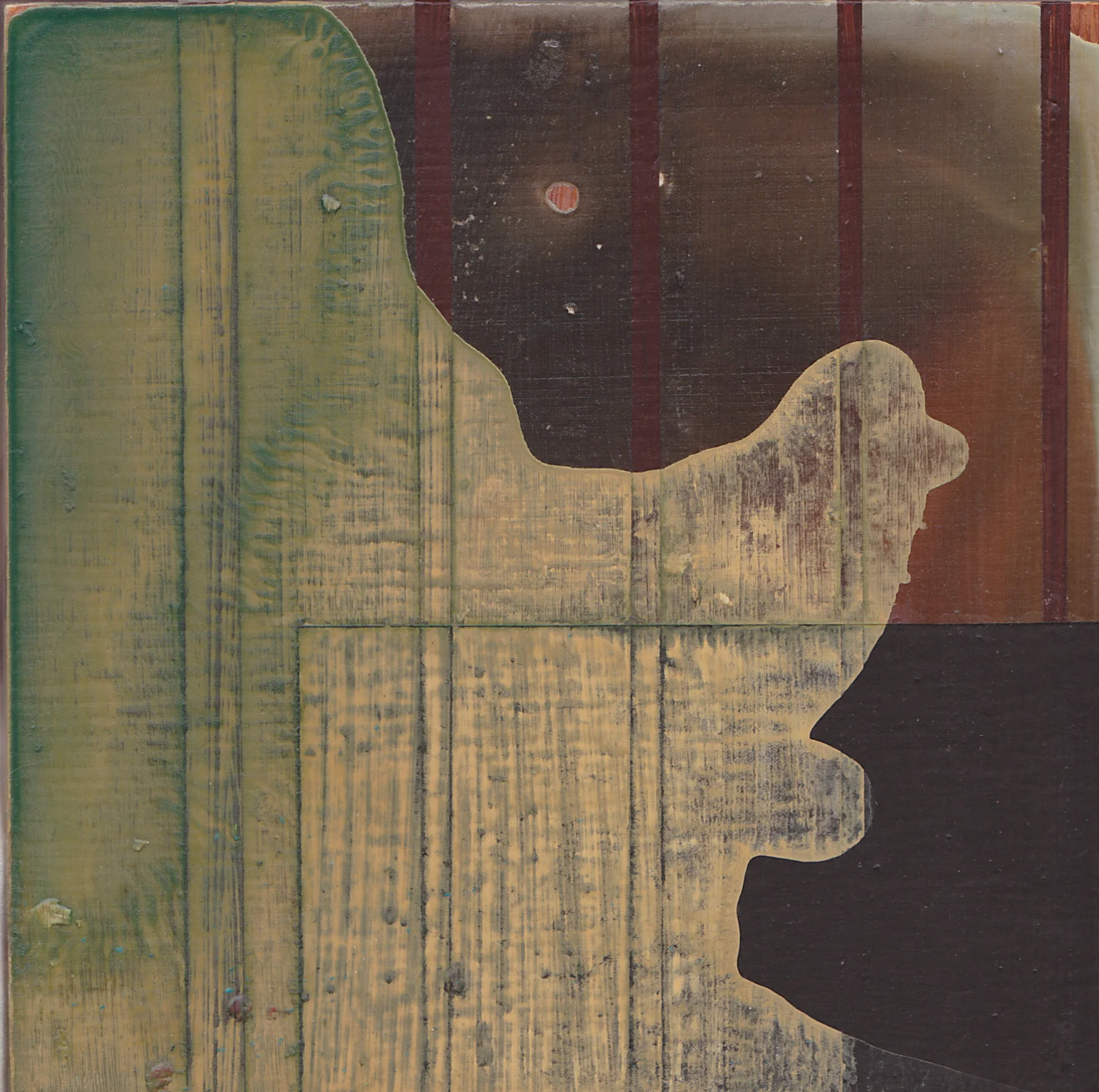 6" X 6", acrylic on mahogany panel