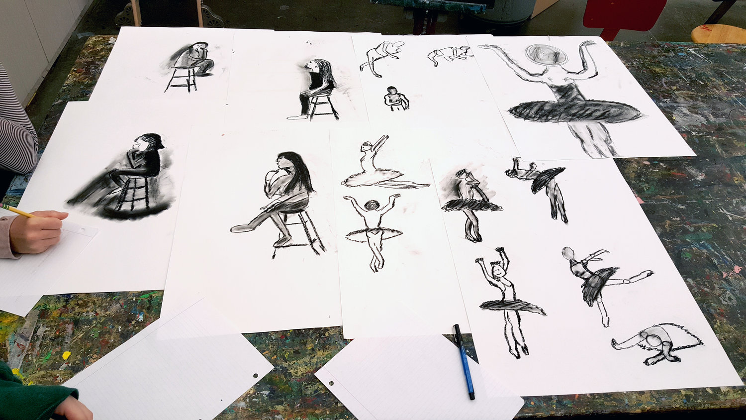 In The Classroom - Expressive Figure Drawing — Comic Art Ed!