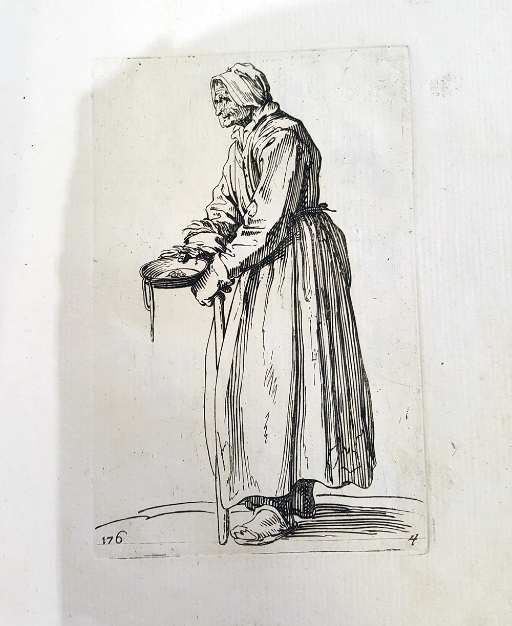 Jacques Callot (17th century), Images of beggars , RISD Museum, 45.0.43