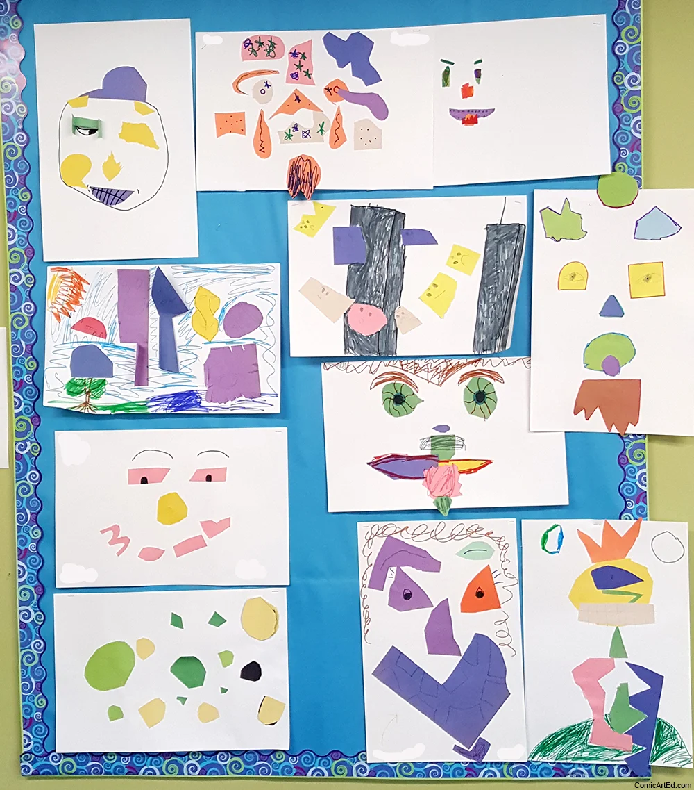 Feelings Faces by 4th graders.