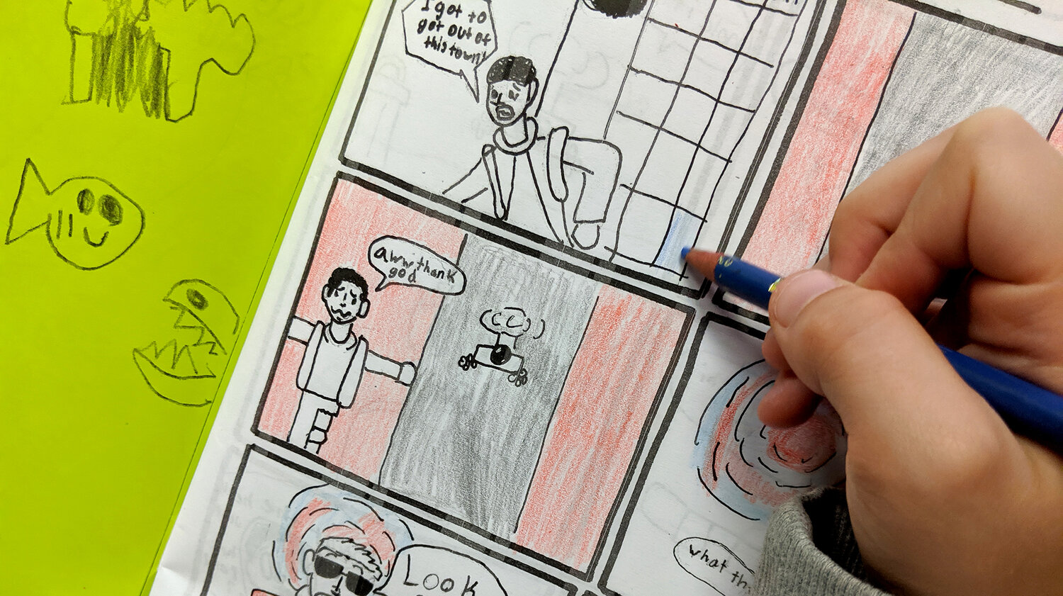 Kids Writing Journal For Comics Creation: Draw Your Own Comic Book | Write  And Draw Graphic Novels For Kids 8-10 | Comics Small Activity Books For