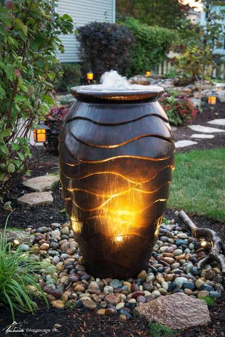 Scalloped Urn