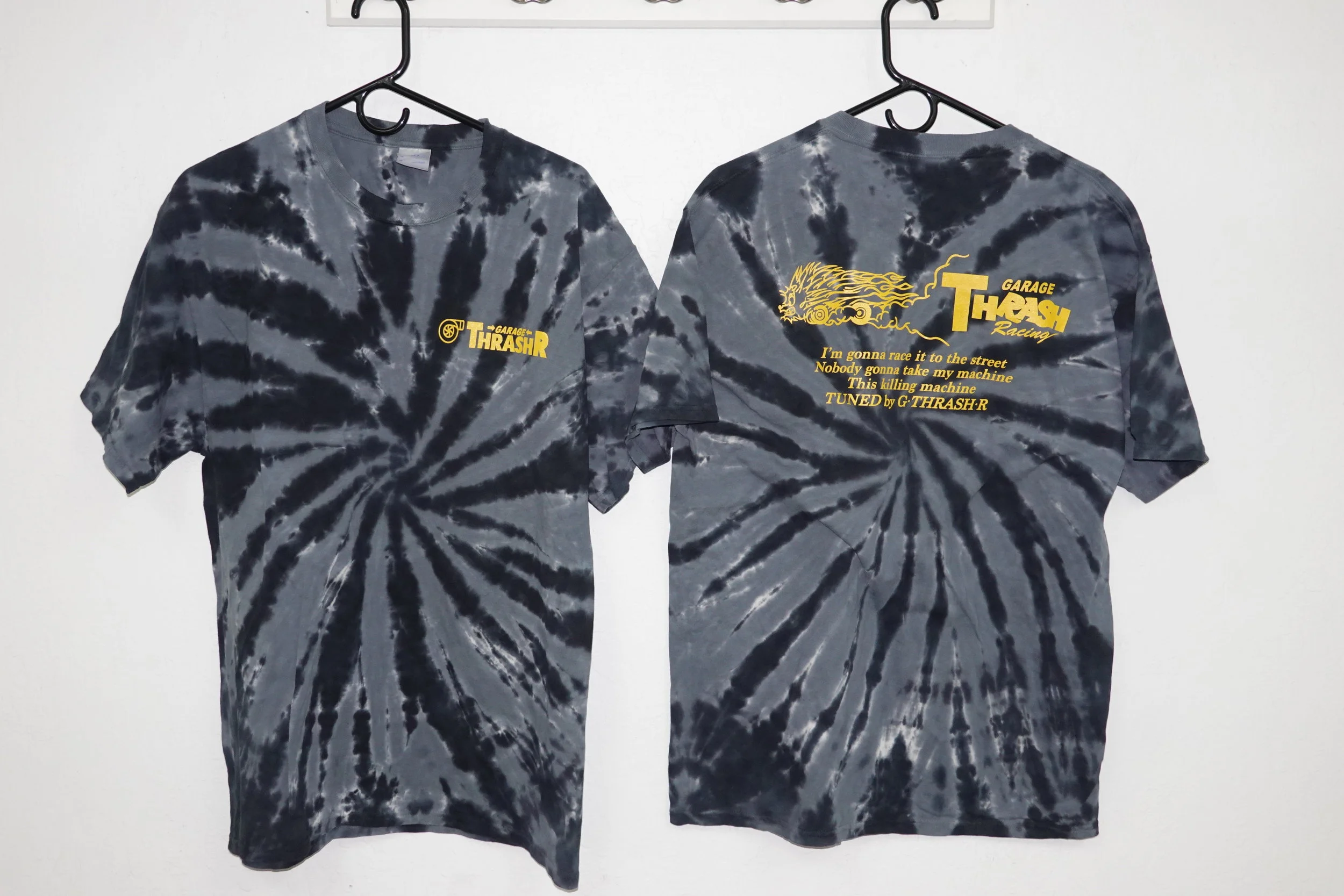 THRASH BLACK SPLASH Tie Dye  T-Shirt