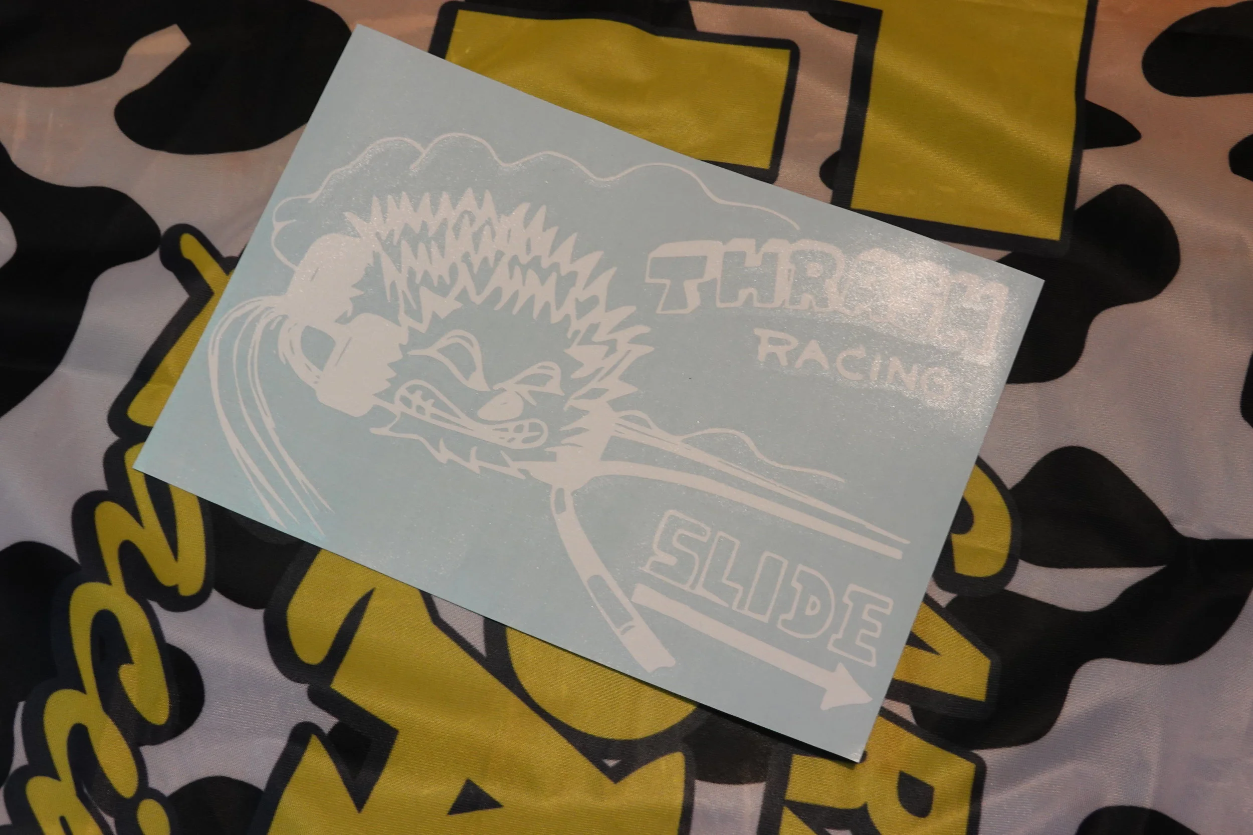 THRASH Big Slide Sticker 12x8