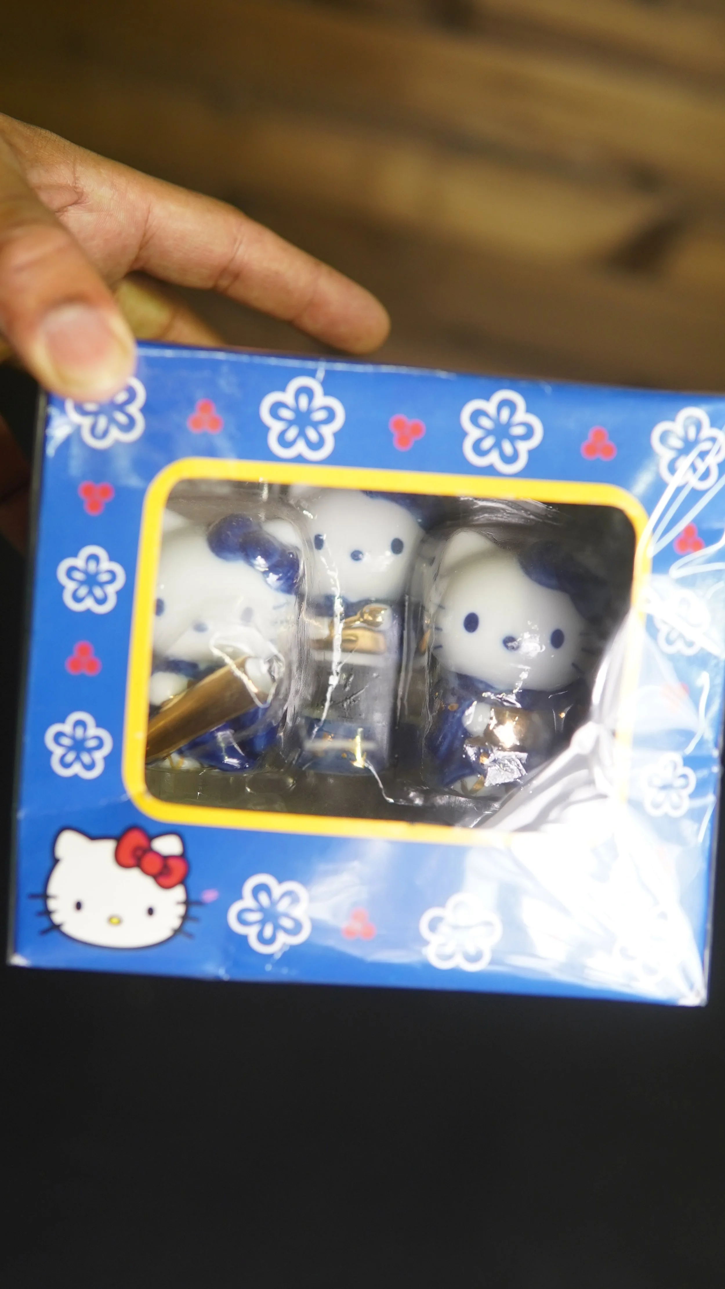 Vintage Hello Kitty 1999 Condiment and Toothpick Holders