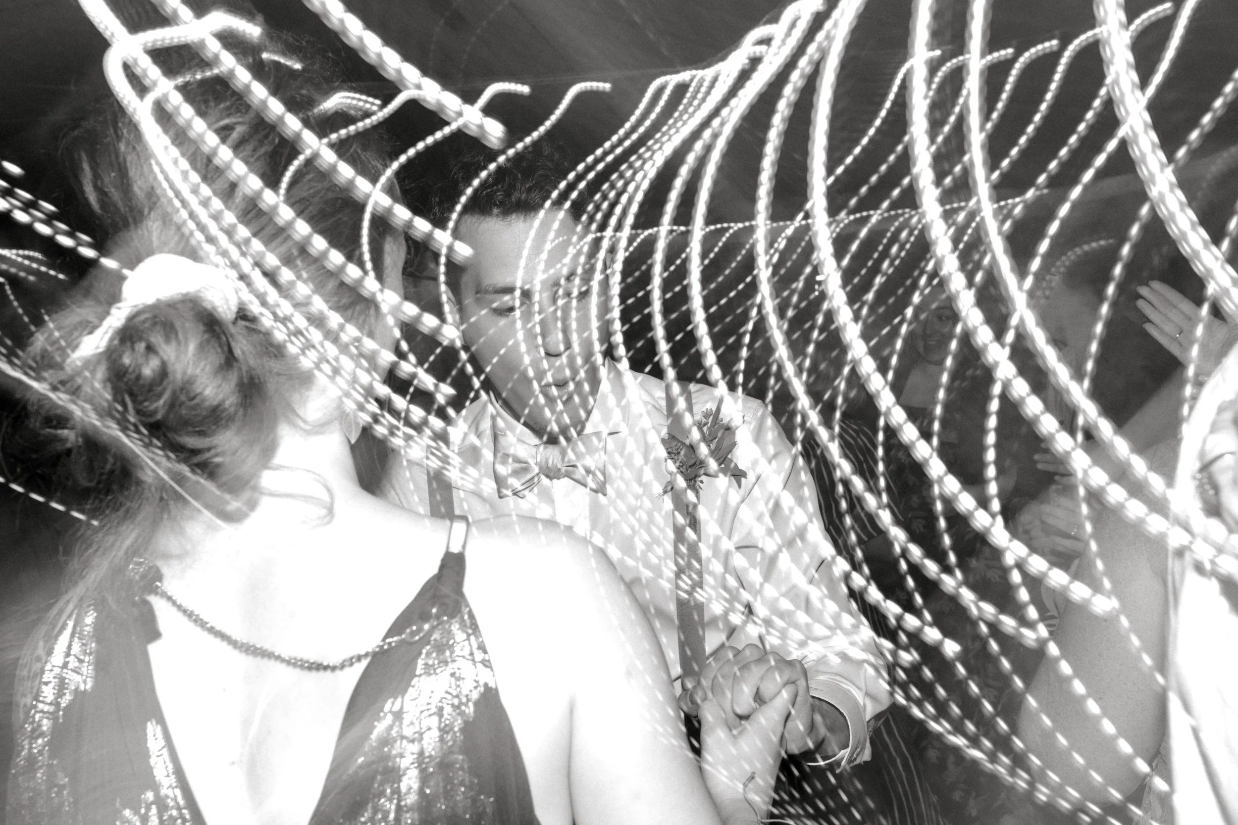 Crazy times as the guests dance the night away at this bright boho chic Tyler Gardens wedding in Bucks County