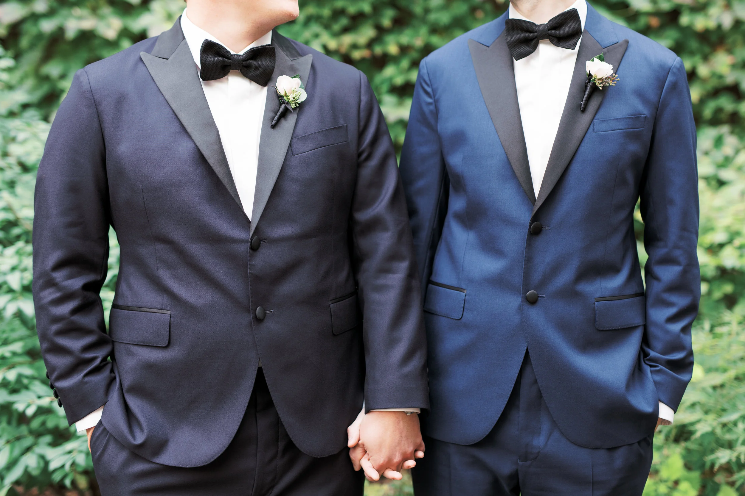 same sex wedding, two grooms with glasses on their Philadelphia wedding day, Old City Philadelphia