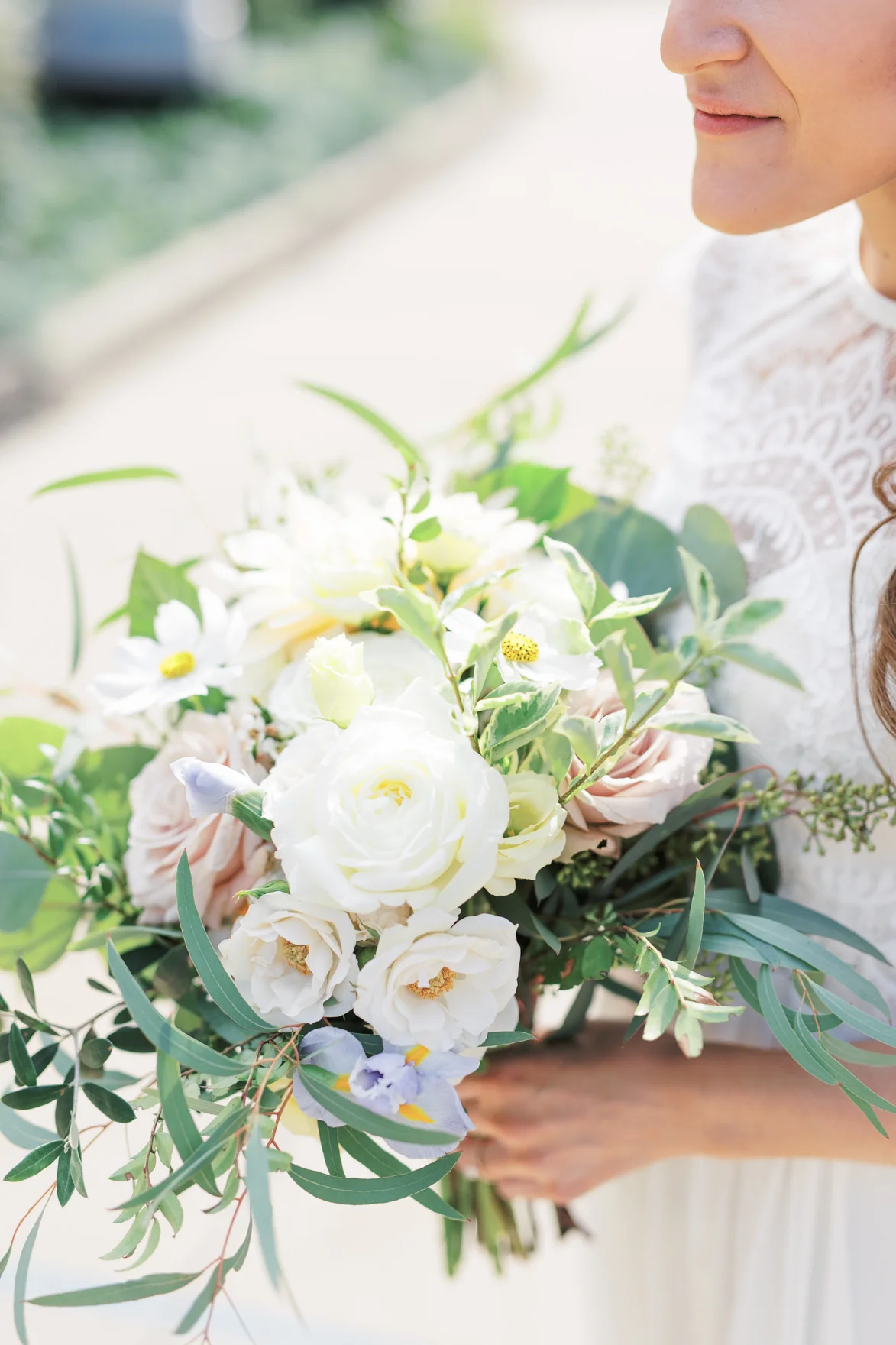 This amazing wild and whimsical bouquet from Vault + Vine had so many little pops of color that somehow all fit together so perfectly for Dani and Missy’s modern and elegant old city Philadelphia wedding at Power Plant Productions. Power Plant Production wedding photographer