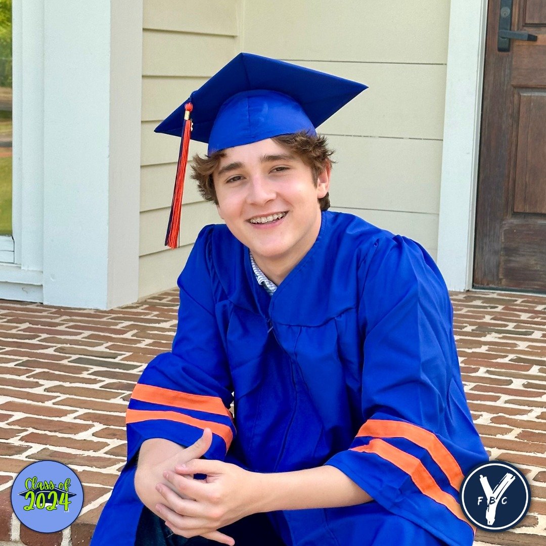 Next up, MJ Berry. MJ came to us through Prayer Breakfast and really plugged in during COVID on Zoom. He then became a member of Youth Council, a regular attender of FBC Youth trips, including Fall Retreat, Winter Retreat, and PASSPORT. MJ will gradu