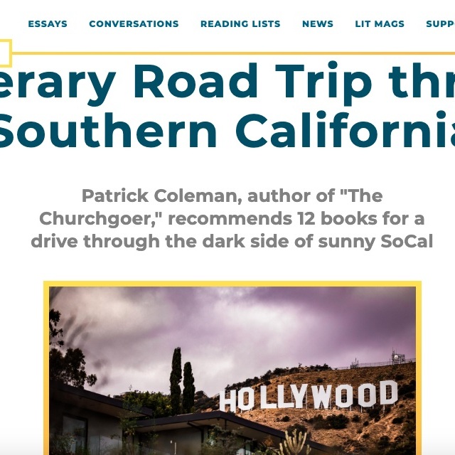 A Literary Road Trip through Southern California (essay/list)