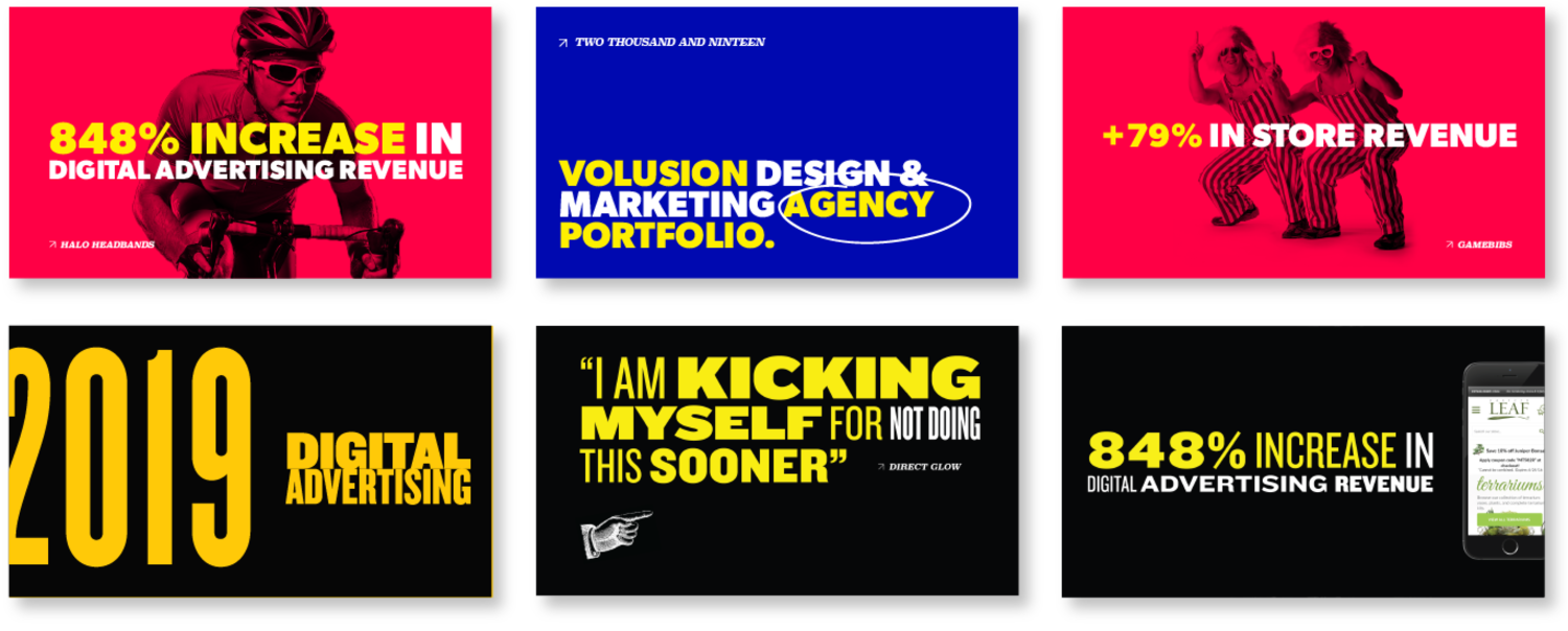 CONCEPT #1: BIG, BOLD + PLAYFUL [TOP} | CONCEPT #2: KINETIC TYPOGRAPHY, ENERGETIC [BOTTOM}