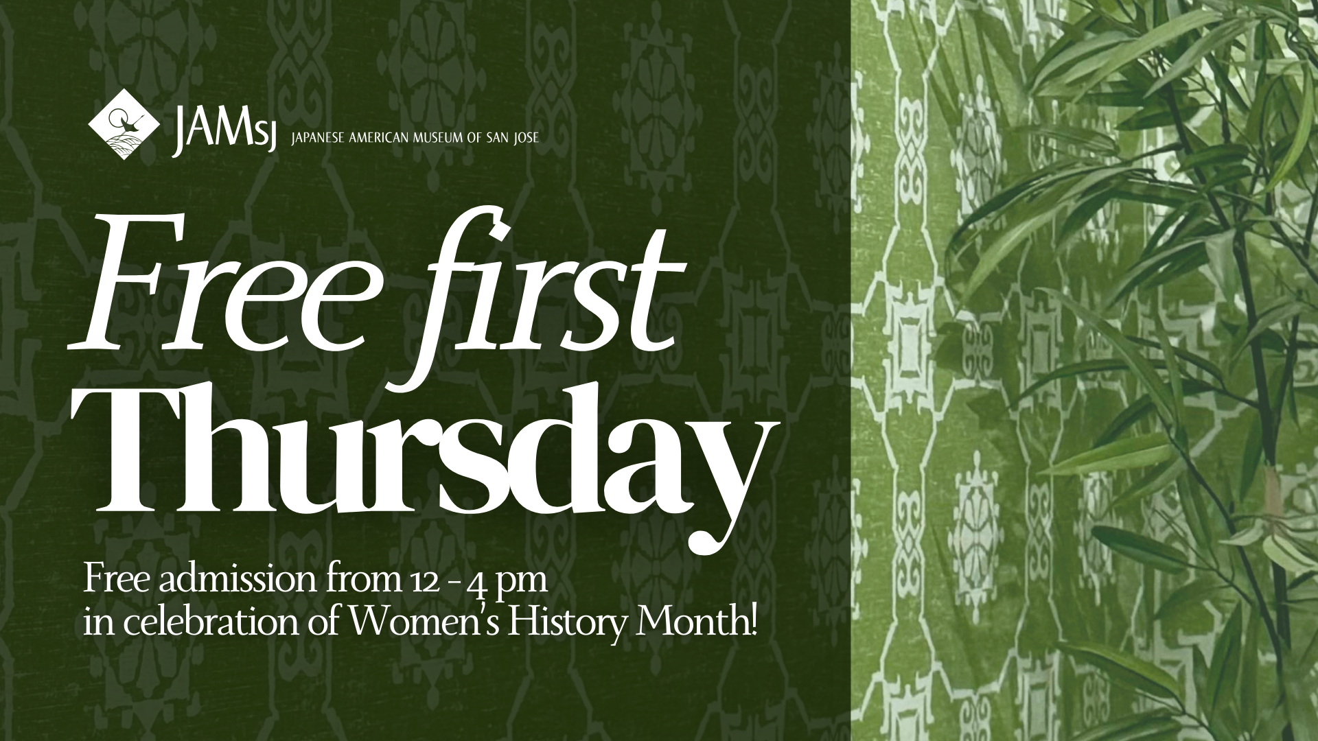 FREE First Thursday! March 2026