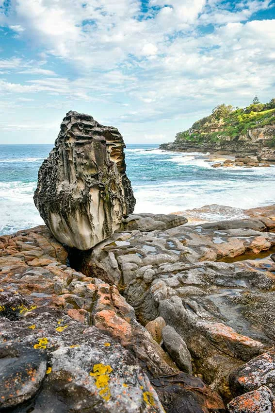 Stone Object in Landscape