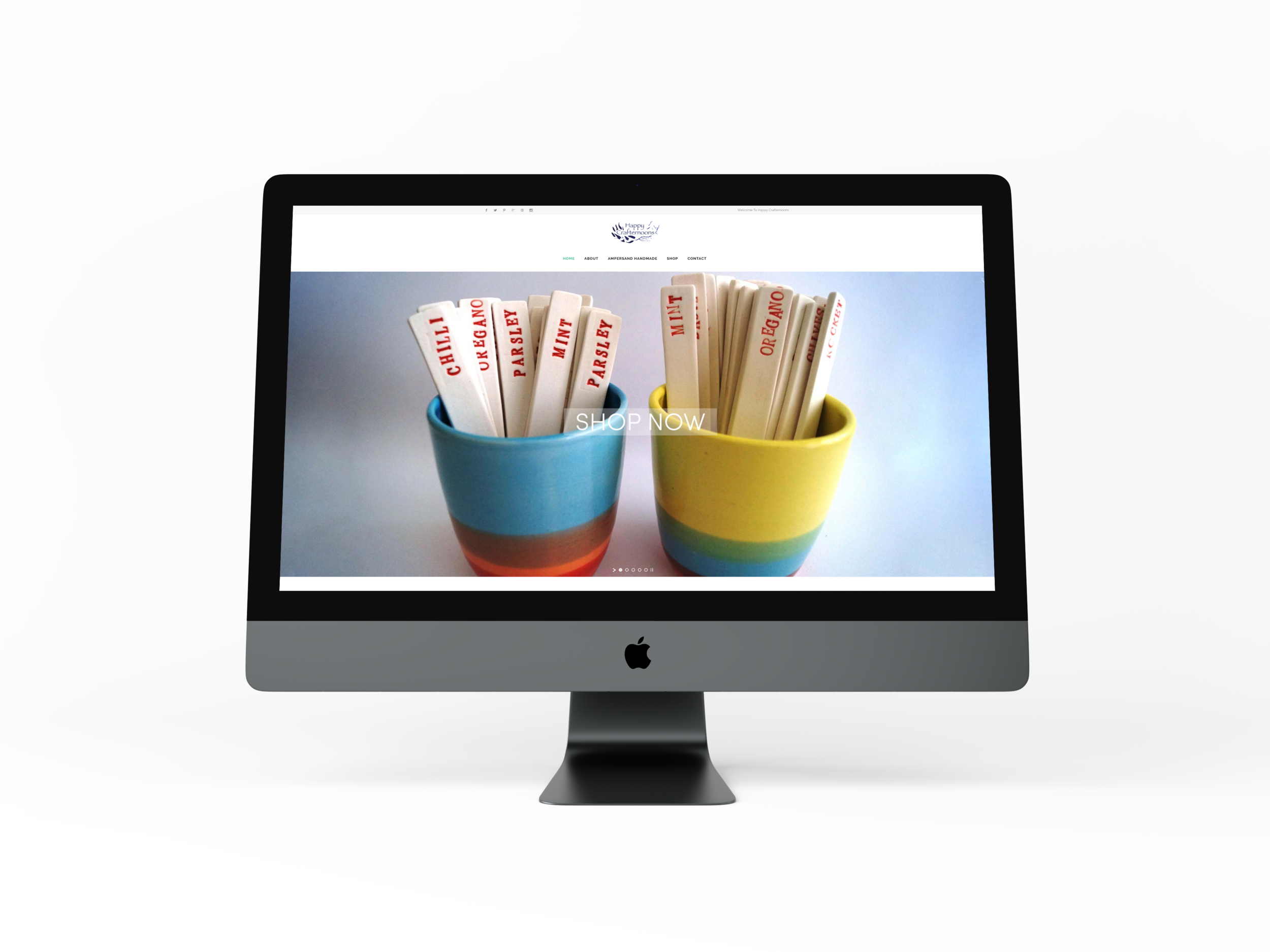 Happy Crafternoons Website Design