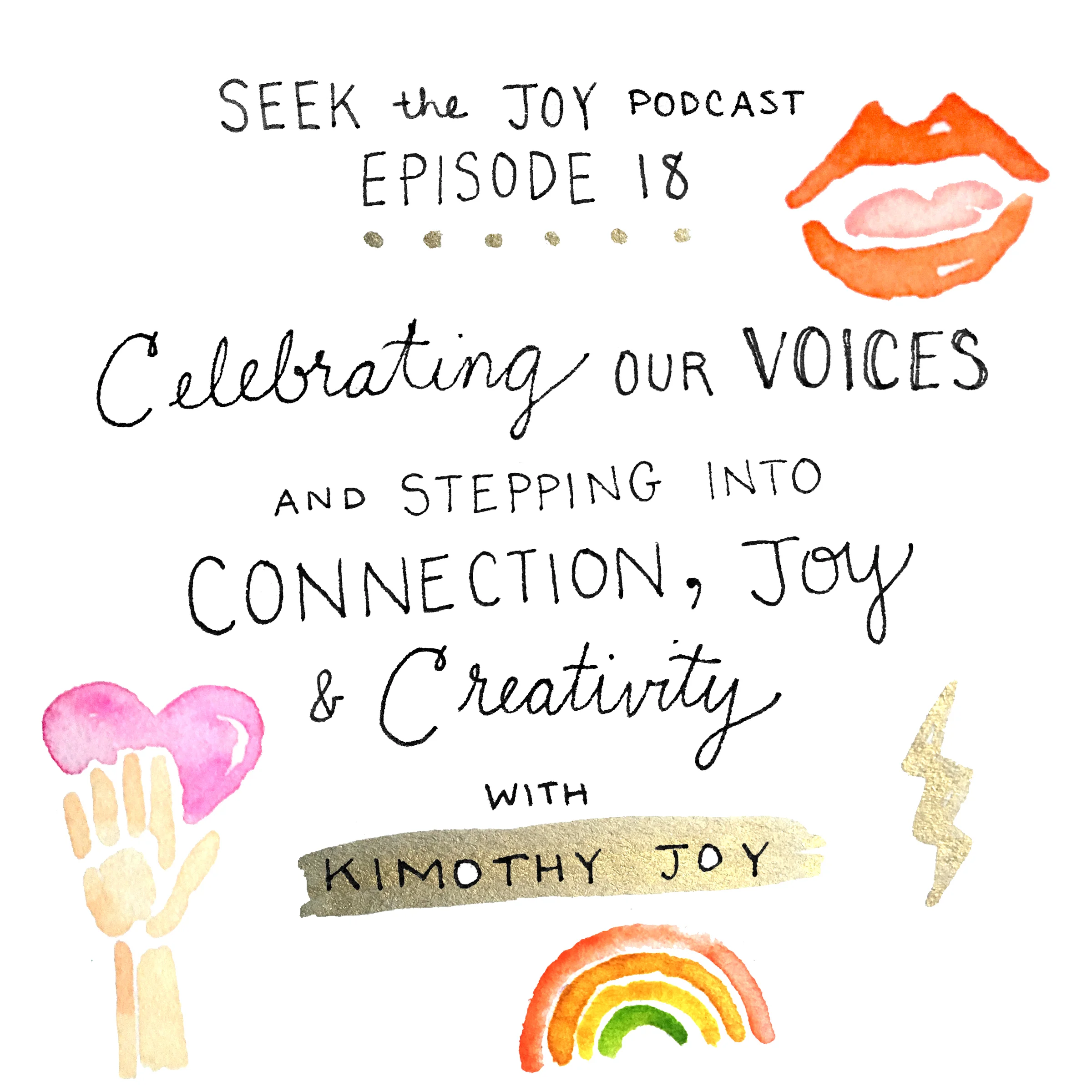 Kimothy created this awesome doodle for the title of today's episode. I love it, and it perfectly captures our conversation. Thank you Kimothy for this awesome piece to go along with today's conversation! 
