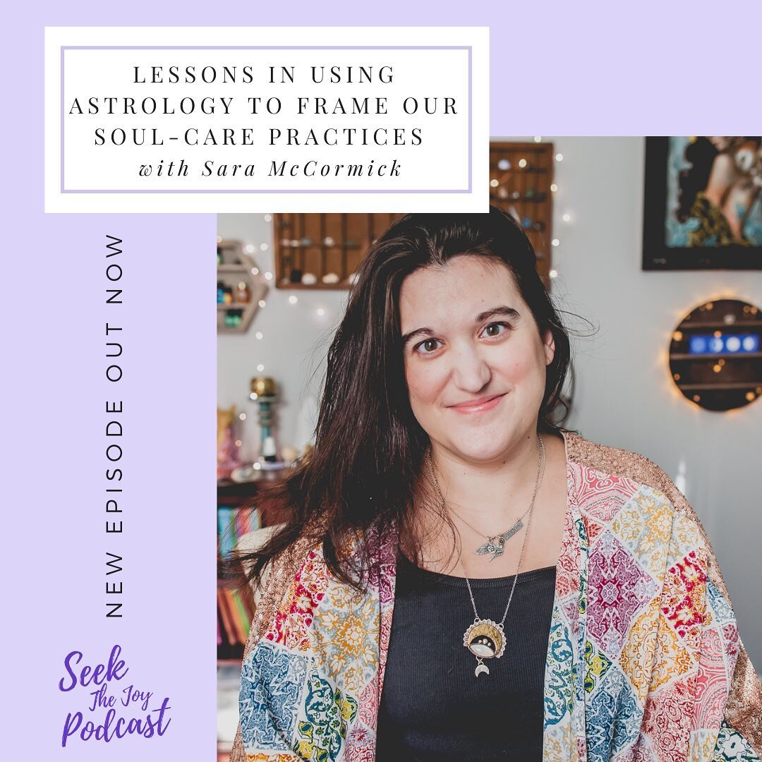 Today&rsquo;s episode is all about lessons in how we can use astrology to frame our soul-care practices with Sara McCormick, the astrologer behind @belladelunaastrology 🪐🌕 

Sara shares how we can use astrology, especially in times of honoring our 