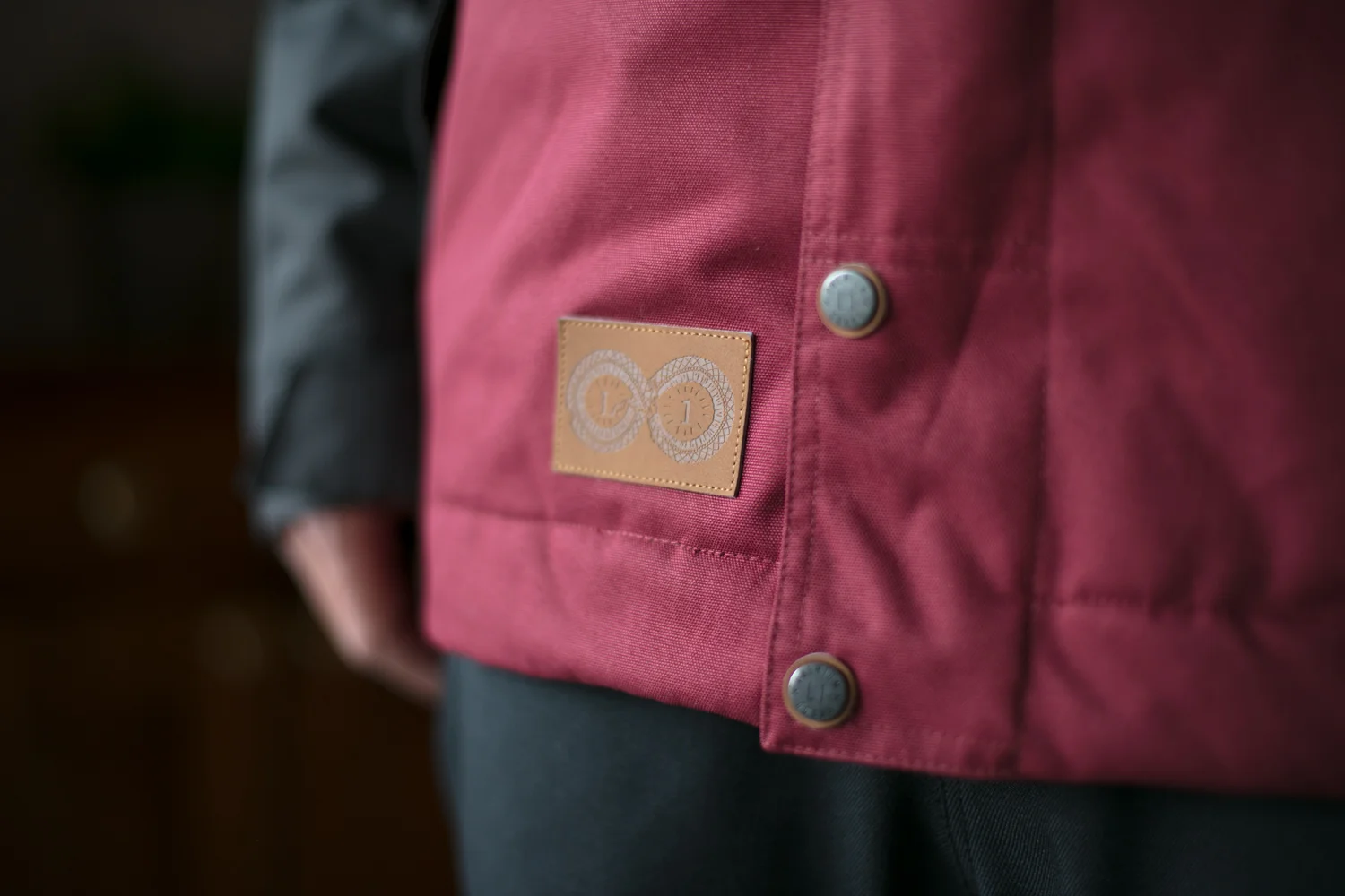 Debossed Faux leather patch