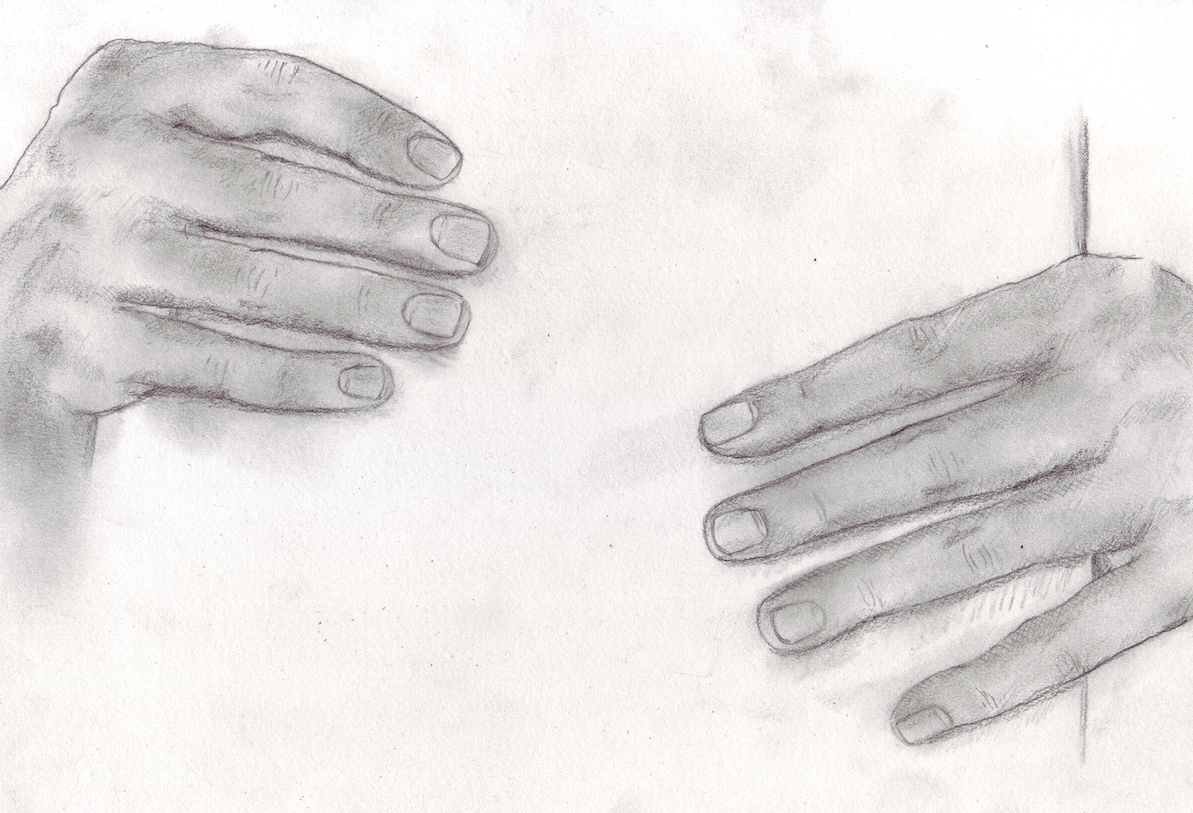 Pencil artwork for top sheet graphic