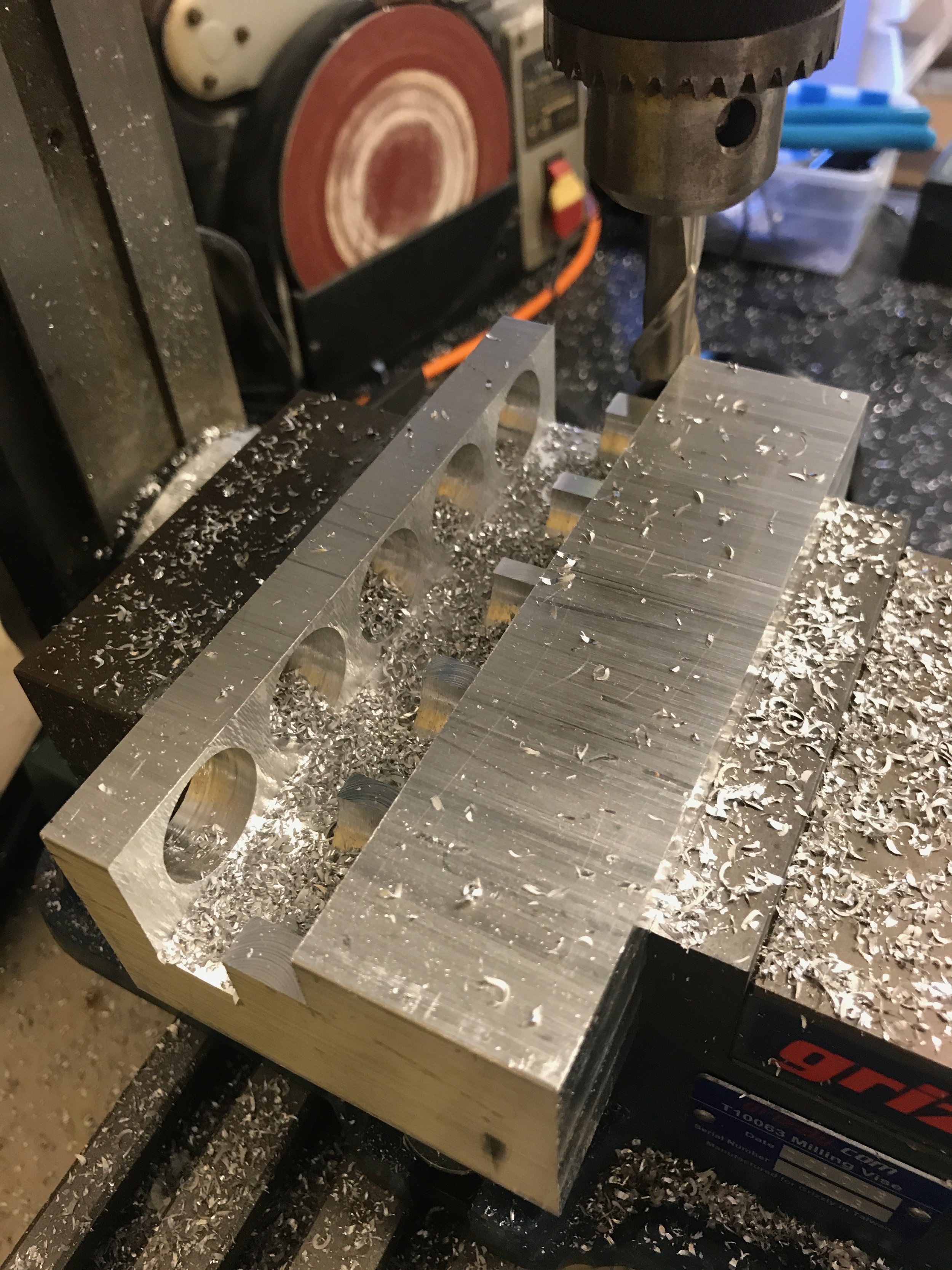 Milling out the channel