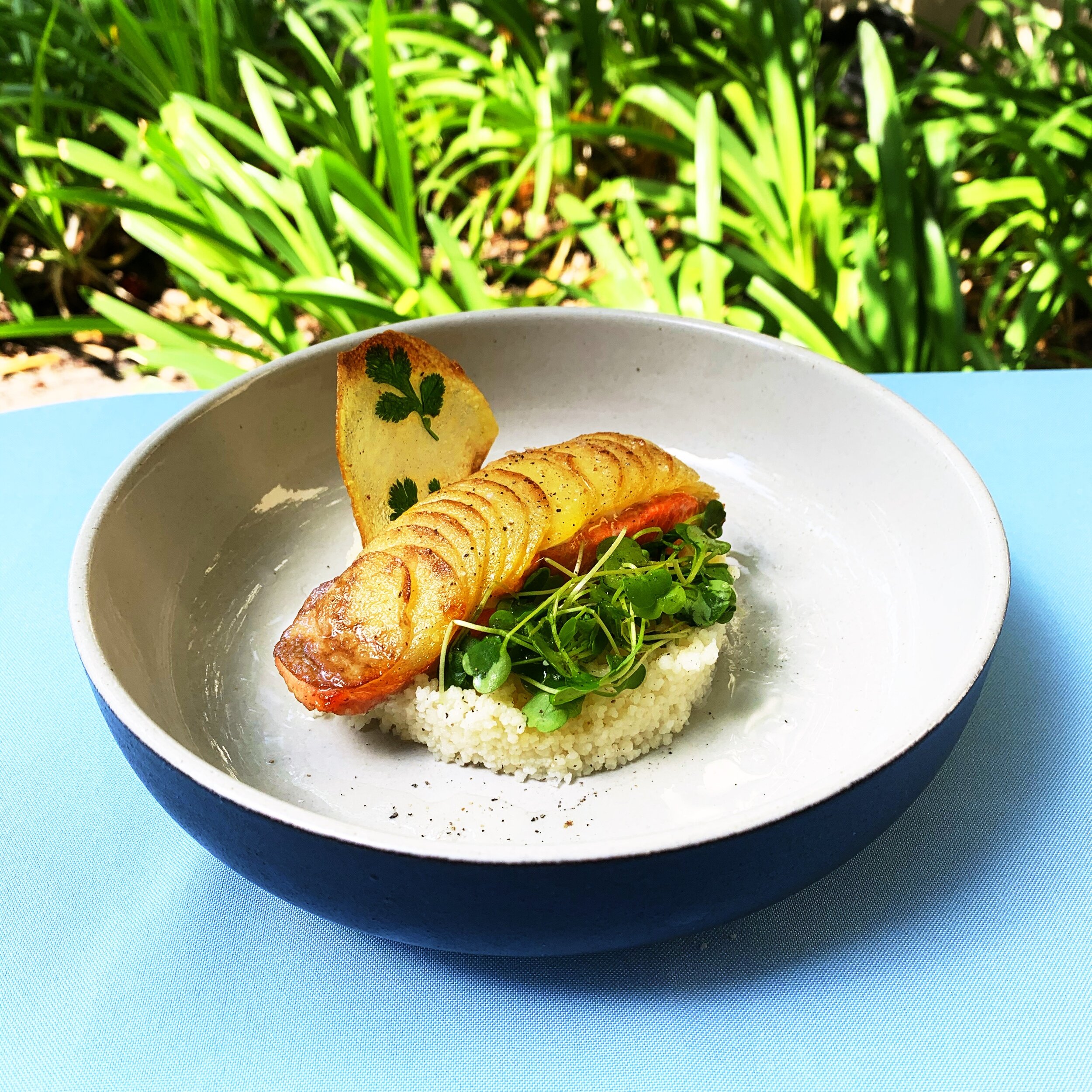 Potato scale salmon