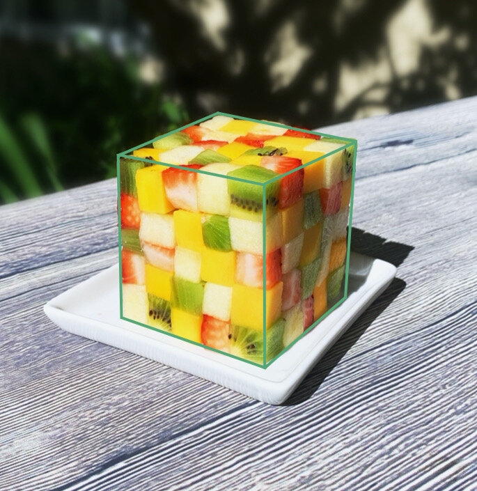 Geometric fruit salad