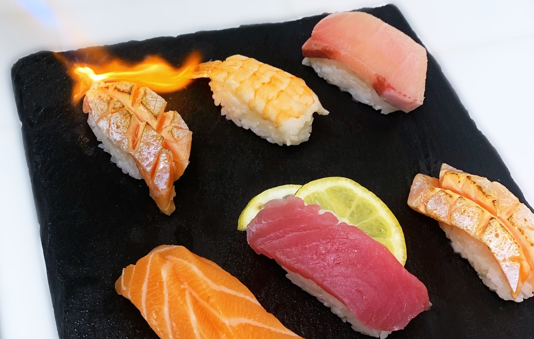 Finishing off some nigiri