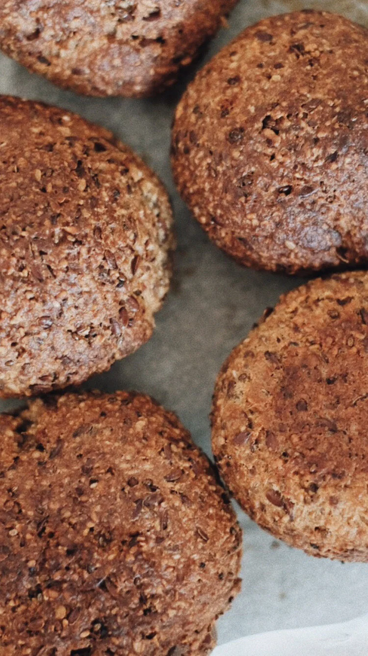 petits pains au psyllium et aux graines
