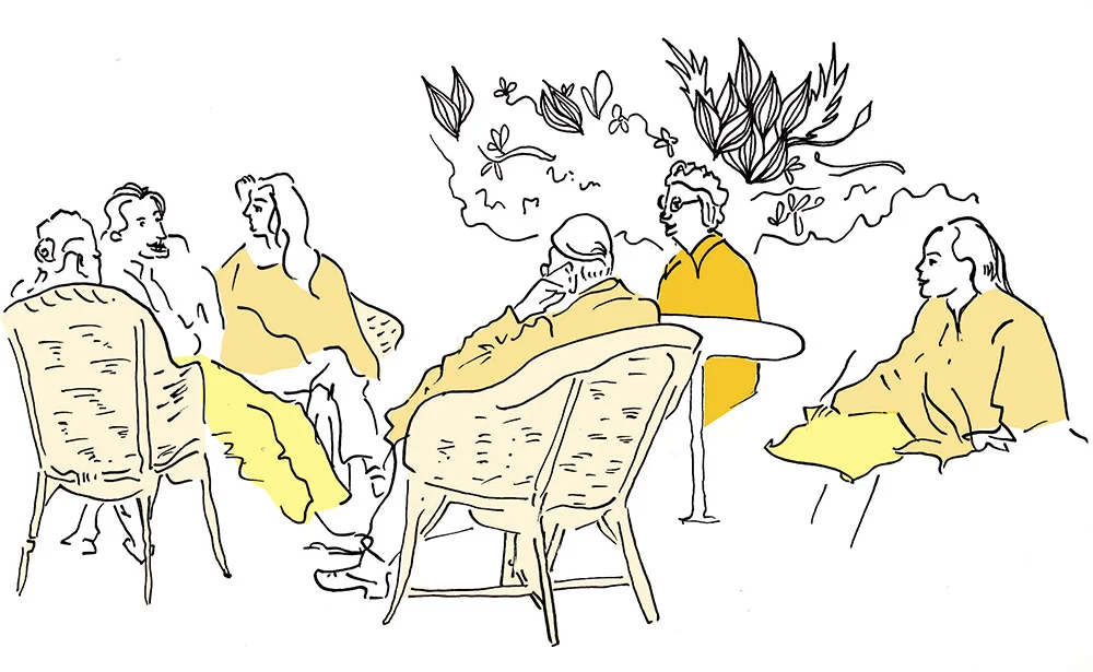 illustration : Milena Lutzker, librement inspiré d'un dessin de Kundera