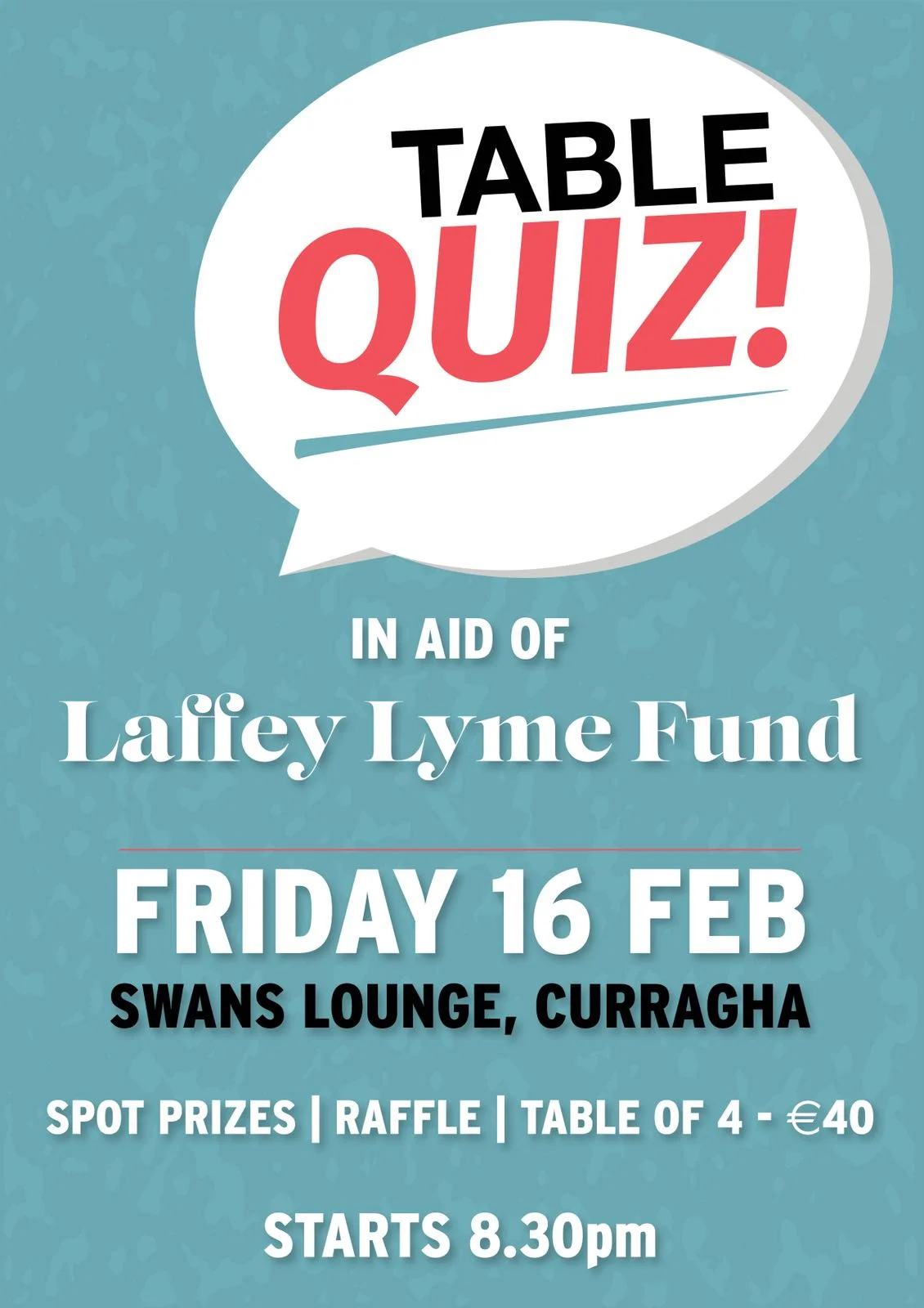 Laffey Lyme Fund Table Quiz 