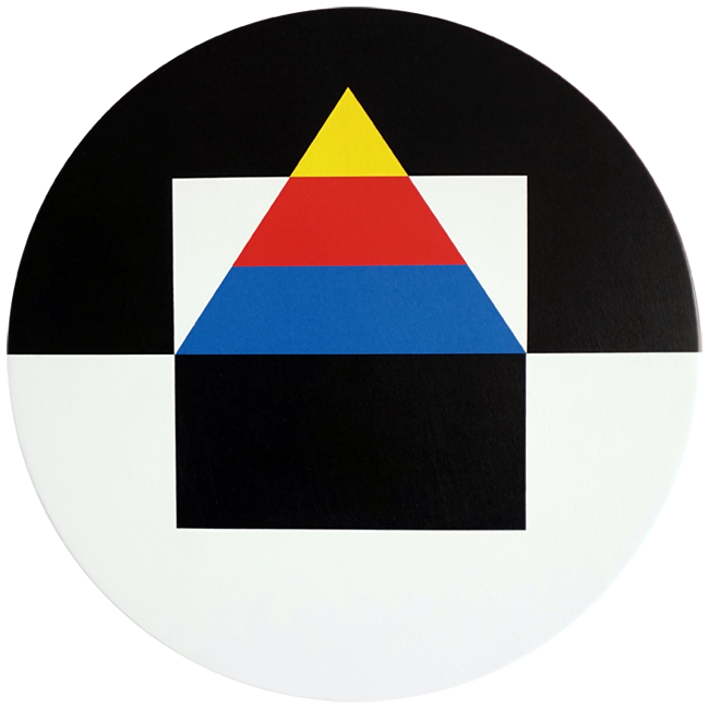 CIRCLE 1 40 x 3 cm Acrylic on wood 2017 ropp schouten
