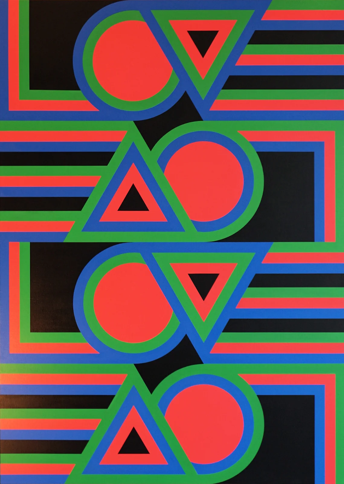 Four states of Love 100 x 140 x 4,5 cm Acryl on canvas 2017