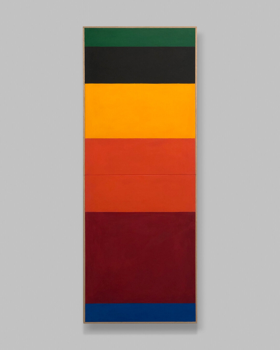  acrylic on wood 2 joined panels 30 x 90 cm 