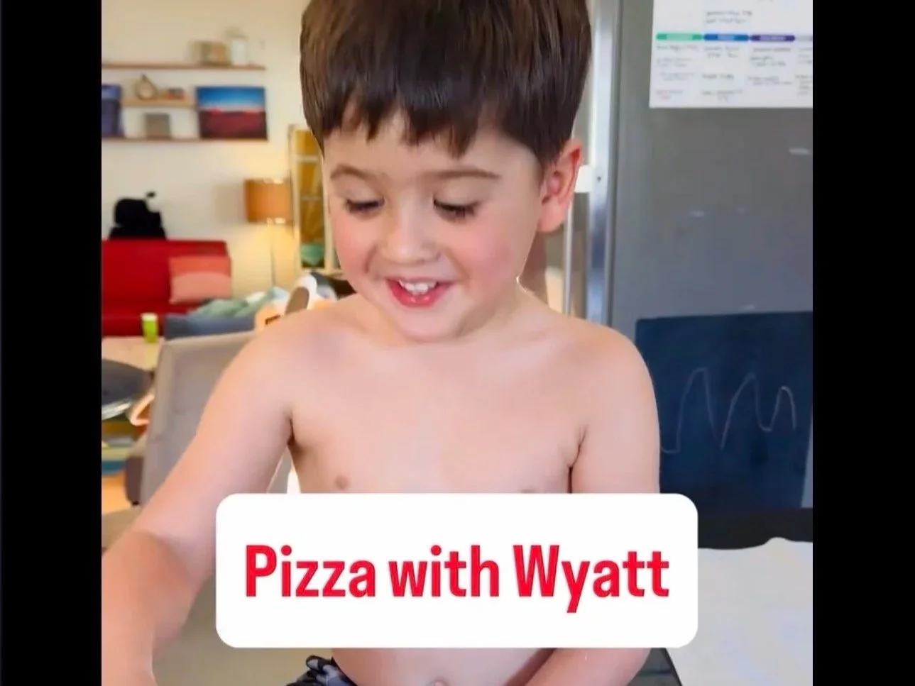 Pizza with Wyatt